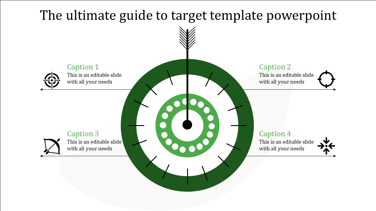 Editable Target Template PPT and Google Slides  Design
